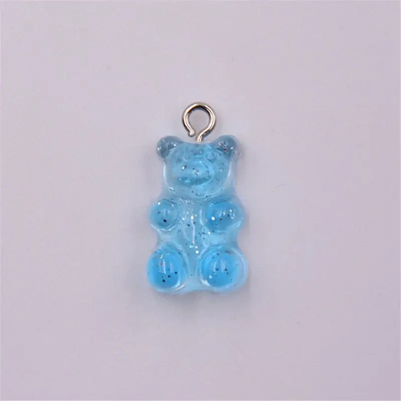 Градиент Мини Желе медведь конфеты слизи брелки браслеты ювелирные изделия
