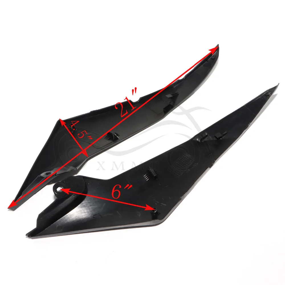 Пара МОТОЦИКЛ ABS черный Бензобак боковой отделкой сетчатой вставкой крышка