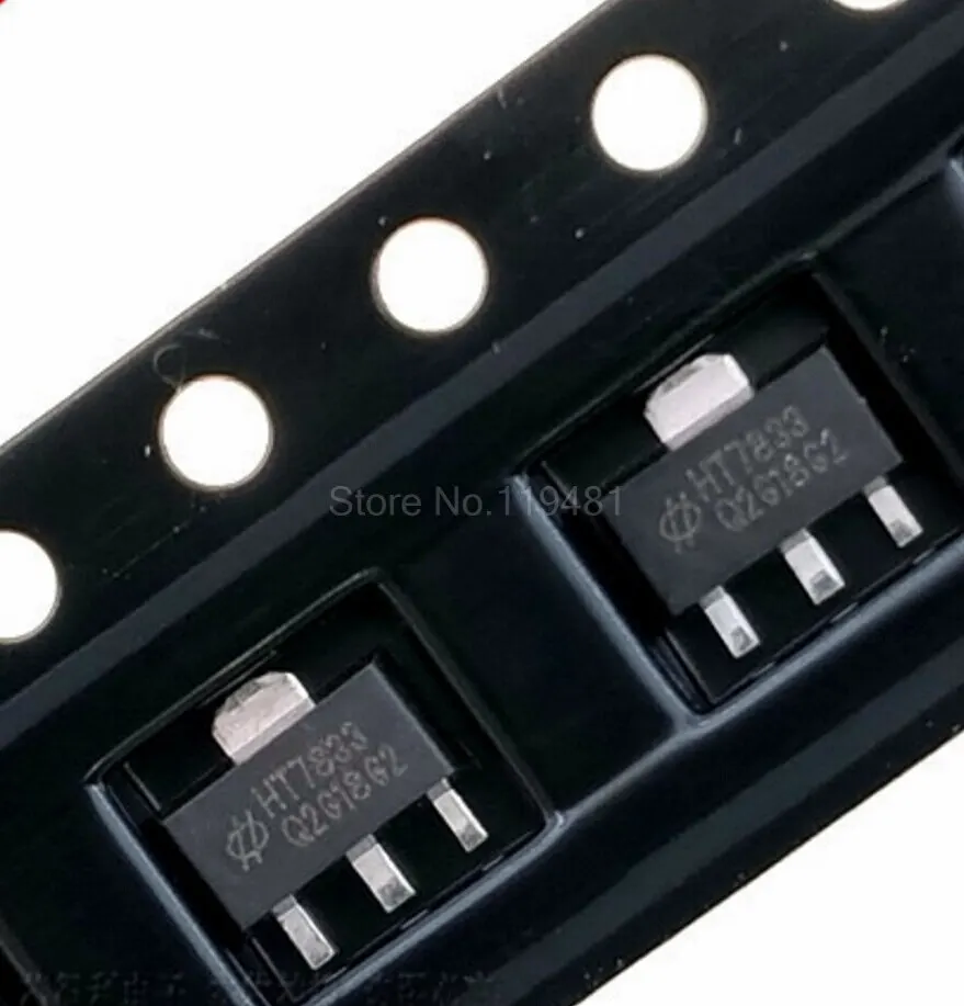 Трехконтактный регулятор HT7833 SOT89 SMD 3 мА в новый оригинальный LDO SDQYS|Интегральные