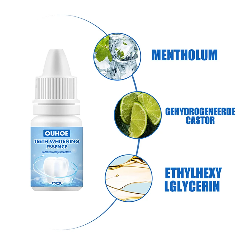 

Teeth Whitening Essence Powder Clean Oral Hygiene Whiten Teeth Dental Tools 10ML 20ML 30ML