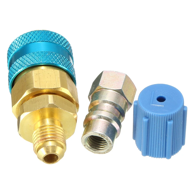 High and Low Side Expansion Adapter R134A Freon Quick Connector Automotive Air Conditioning Accessories for Ford Bmw | Автомобили и