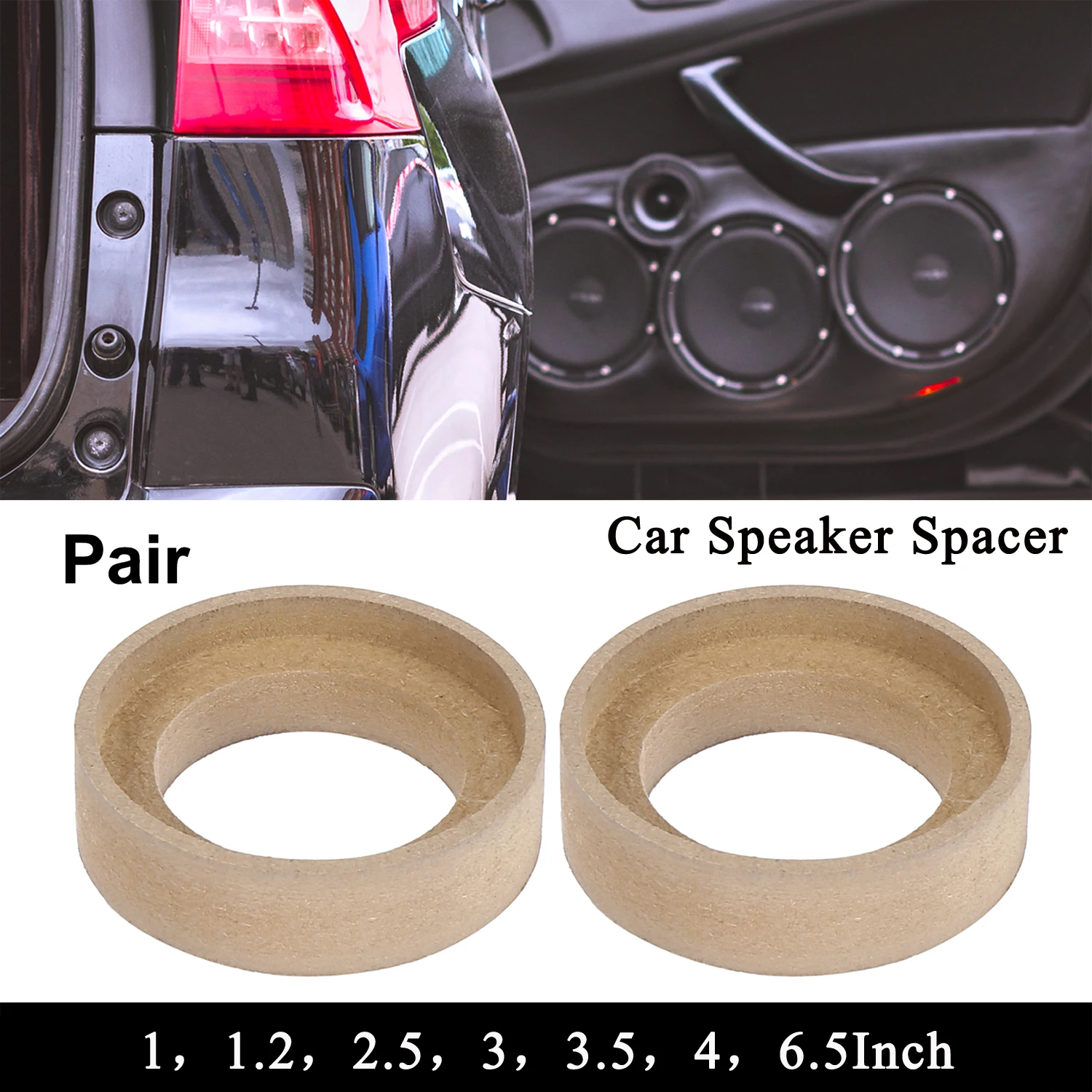 Uxcell автомобильный аудио динамик промежуточное кольцо адаптер кронштейны