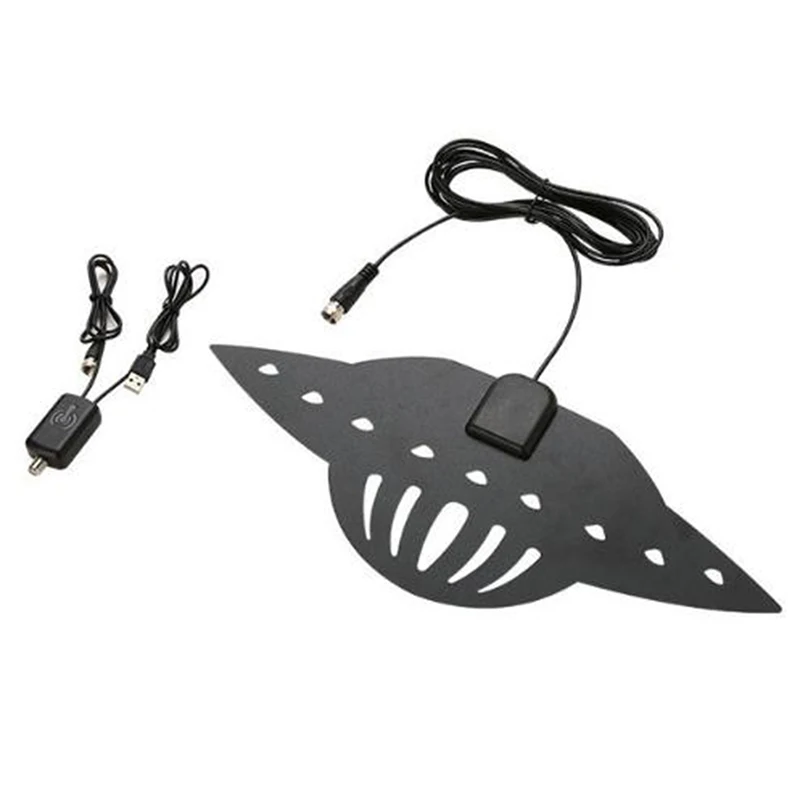 Антенна для ТВ усиленная 80 миль УКВ/УВЧ HD | Электроника