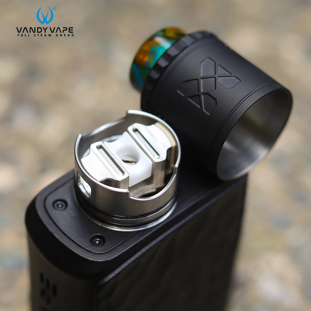 Оригинальная емкость Vandy Vape M V2 RDA Tank 2 мл атомайзер Top Airflow Dual KA1 электронная
