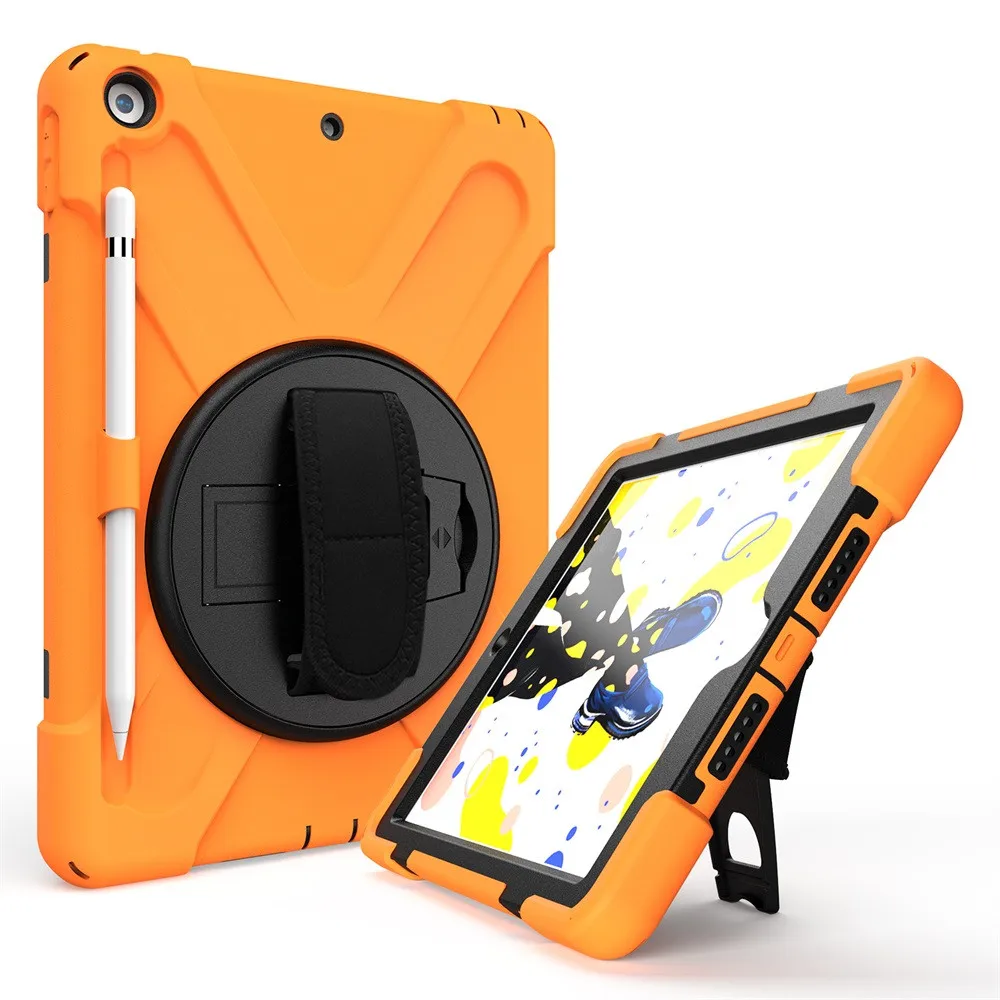 Для iPad 7th Generation 10 2 2019 военный прочный жесткий чехол с подставкой со съемным