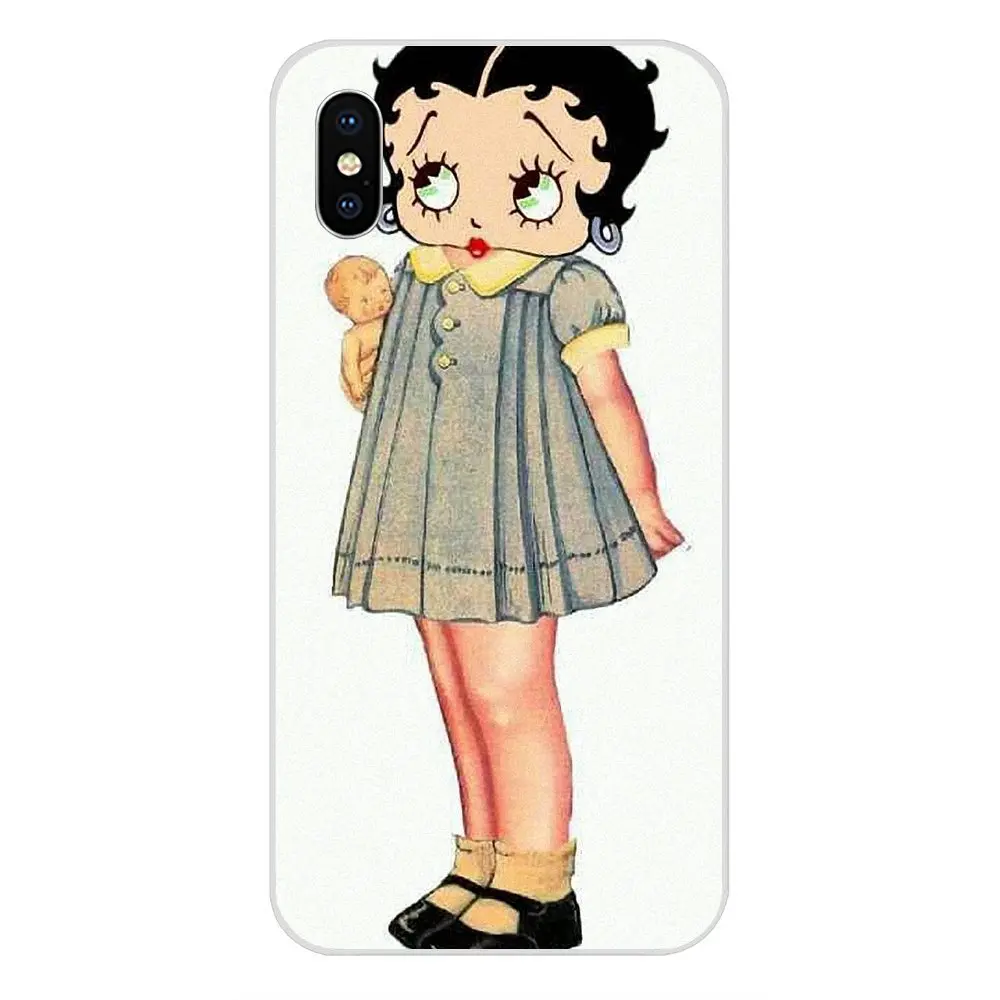 Для Samsung Galaxy Note 5 8 9 S3 S4 S5 S6 S7 S8 S9 S10 5G mini Edge Plus Lite Роскошный чехол для телефона New Betty Boop