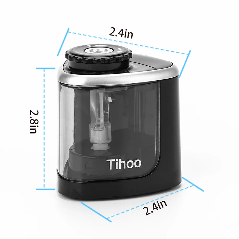 

Electric Auto Pencil Sharpener Press Switch Pencil Sharpener for Color Pencil School Office Home Stationery