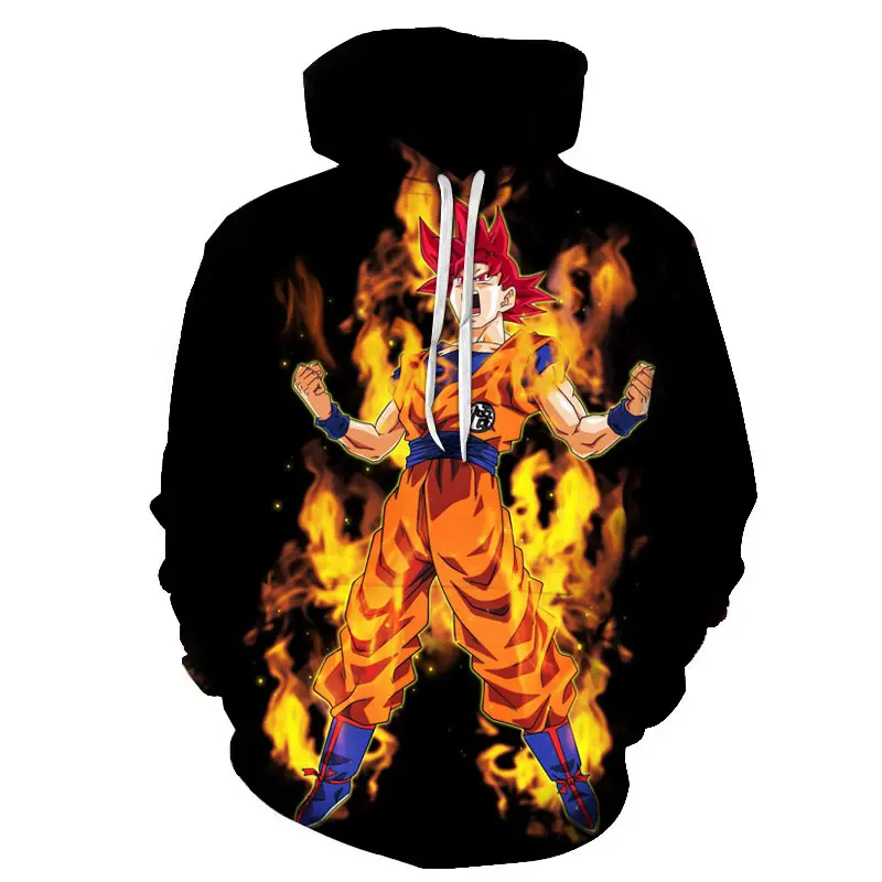 

Men's sports hoodie autumn and winter Japan and South Korea animation movie characters 3D printing men's hoodies casual fashion