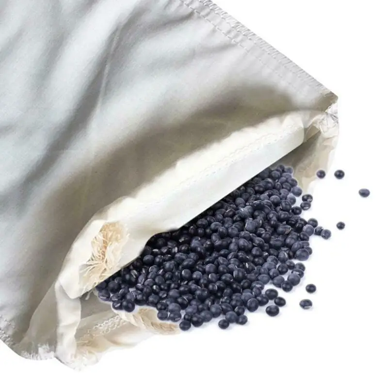 Мешок сито многоразовый фильтр для молока орехов хлопка/конопли 30 х0 см|Дуршлаги