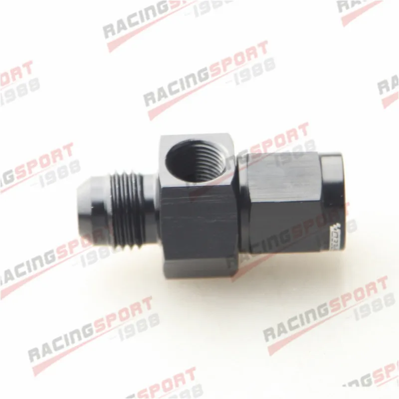 6AN AN6 male to -6 AN female с 1/8 &quotNPT gauge port adapter fuel black | Автомобили и мотоциклы