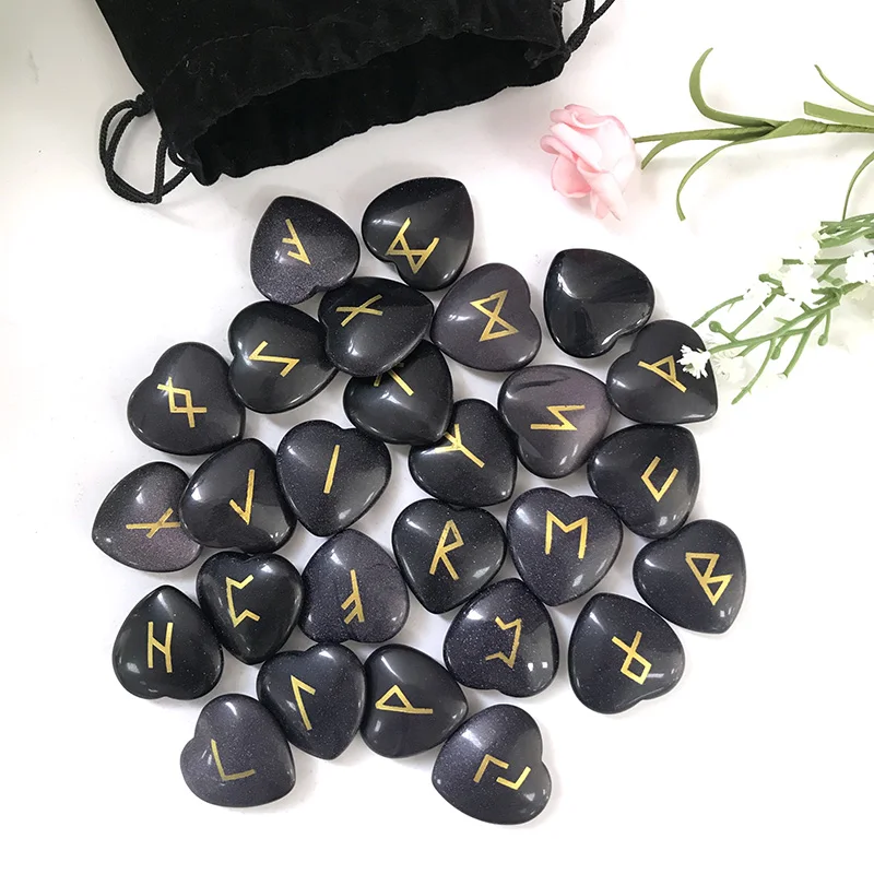 A Futhark Runes 2016 Lapis гравировка лечения гадания камень 25 шт. набор TP|Камни| |