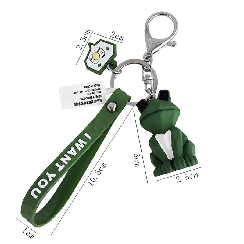 Популярный Забавный милый брелок Лисичка с брелком для ключей