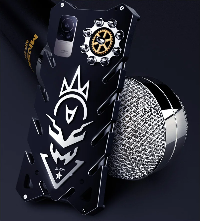 

Nubia красный Магия 6 Pro новыя Роскошная Тор сверхмощная броня, металлические Алюминий чехол для телефона для ZTE Nubia Red Magic iPhone 6 plus задняя крышка ...