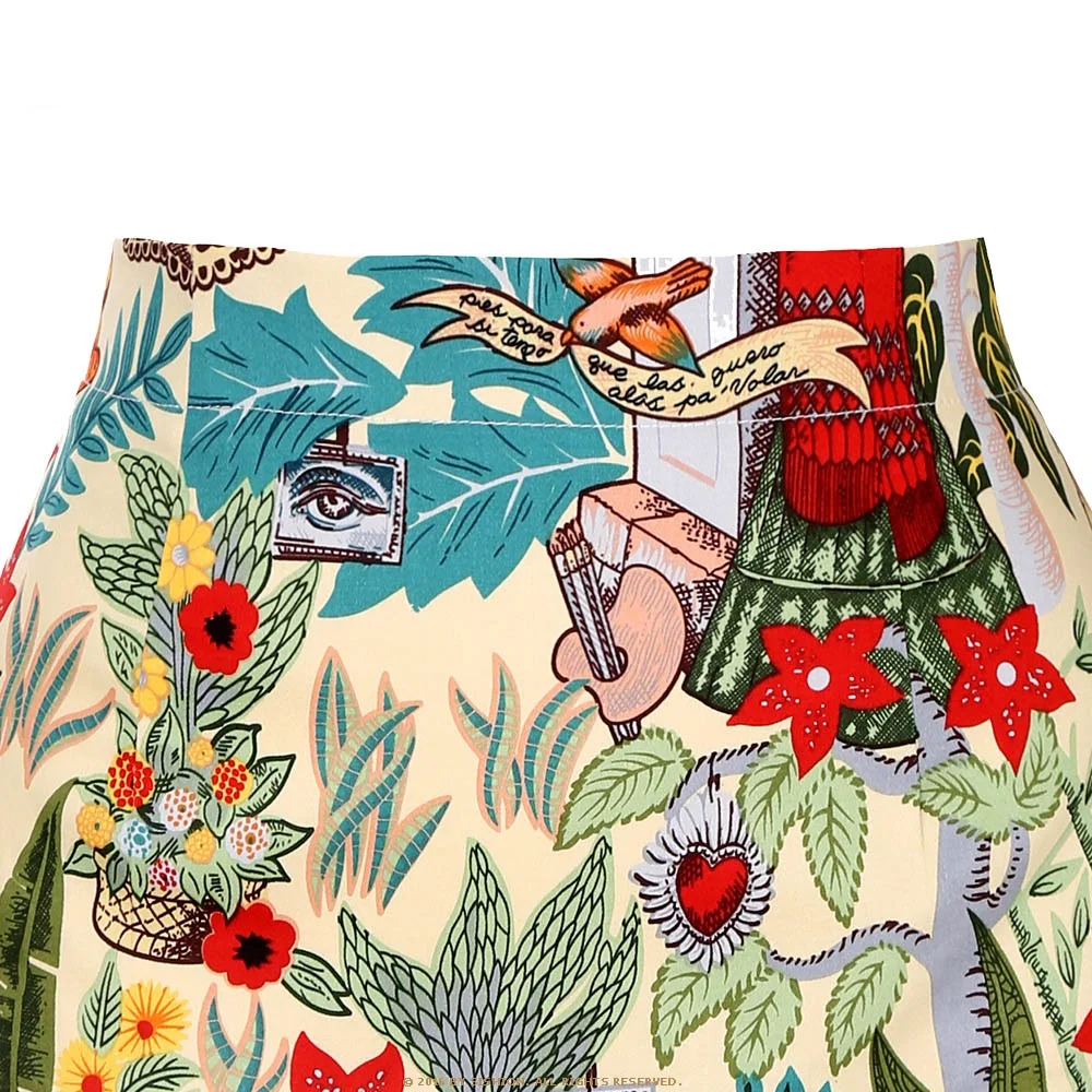 

Y2K Cotton Short Skirt 2021 Women Ladies Summer Mini Skirt Sexy Vintage Punk Floral Print Skirts falda corta