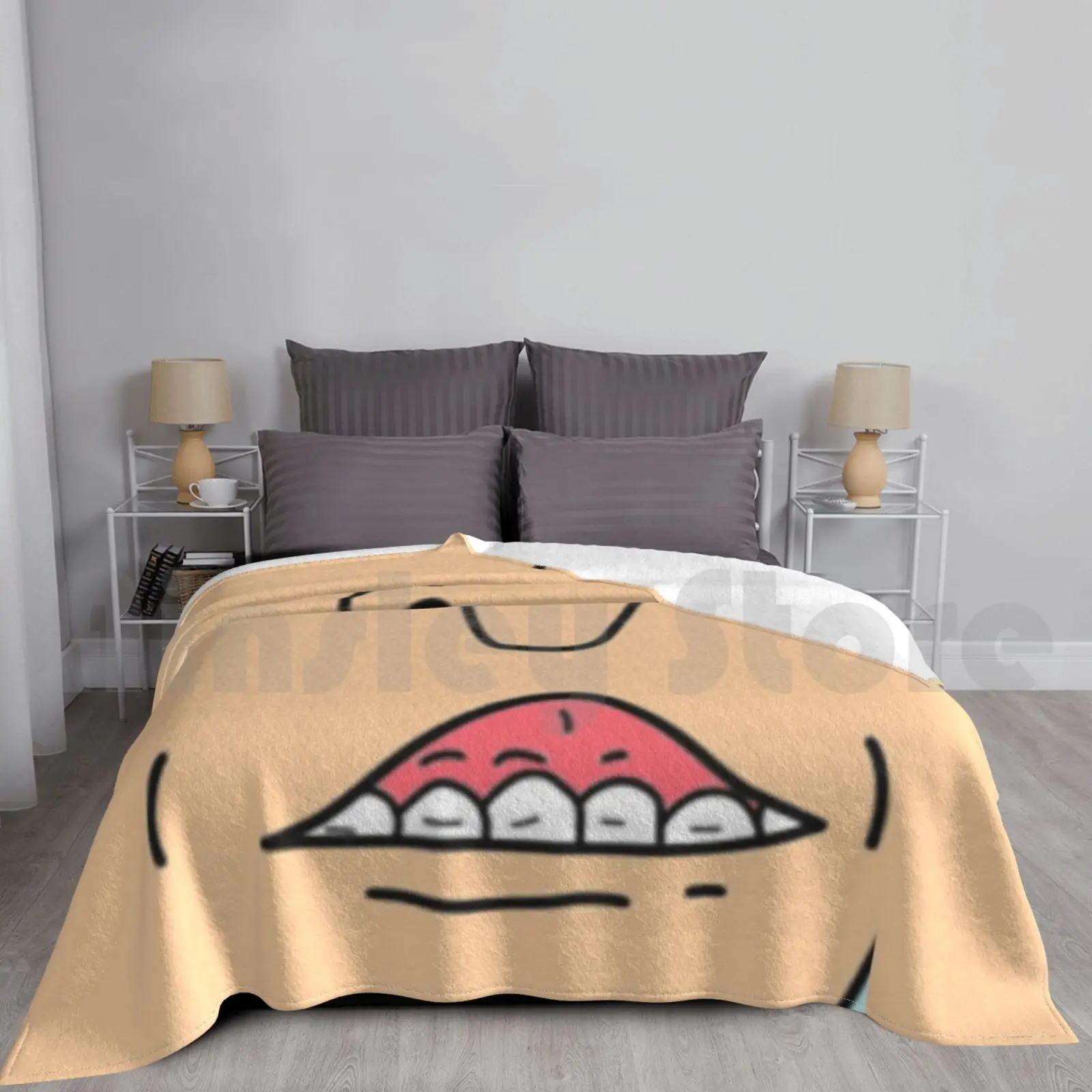 

Beavis And Butthead Face Blanket Fashion Custom Beavis And Butthead Beavis Butthead Mtv 90s Cartoon Tv