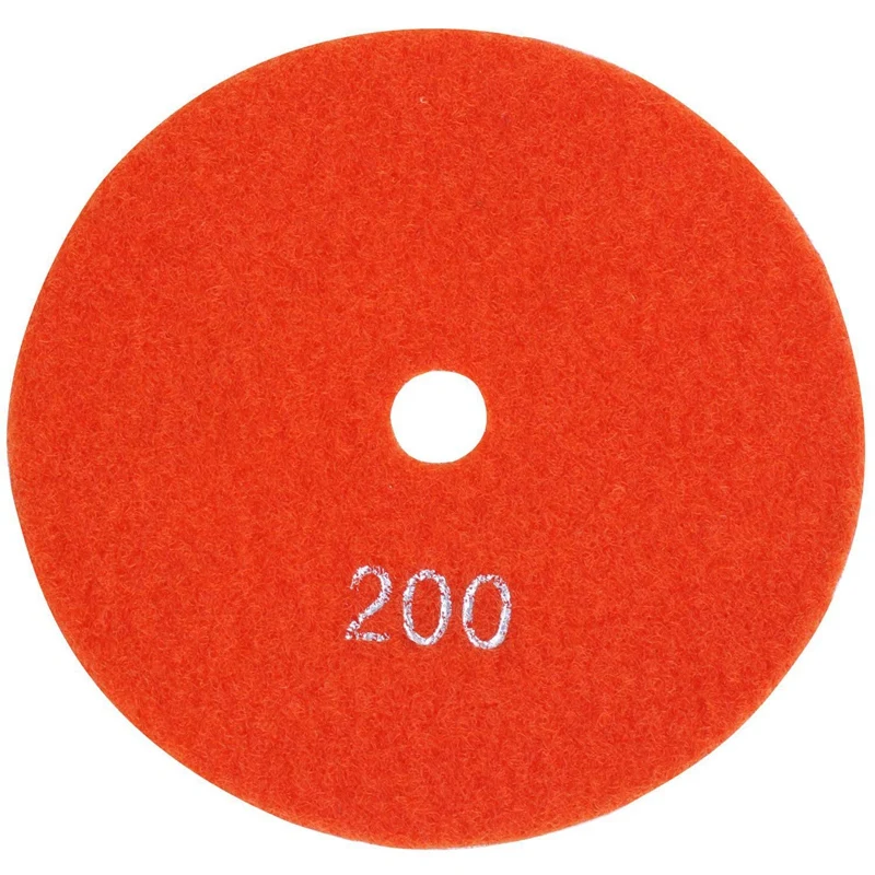 2 шт 5 дюймов 125 мм влажные Алмазные полировальные колодки мраморные гранитные