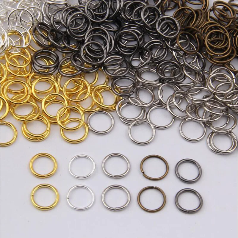 

DIY Jewelry Accessories Materials Broken Ring Connecting Ring Circle O Circle Single Circle Eyelet Iron Hoop jewellery making