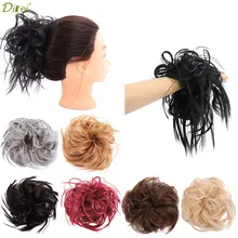 DIFEI 45 г резинка для волос шиньон пончик hairbun синтетические волосы для наращивания Высокая температура волокна парик для женщин