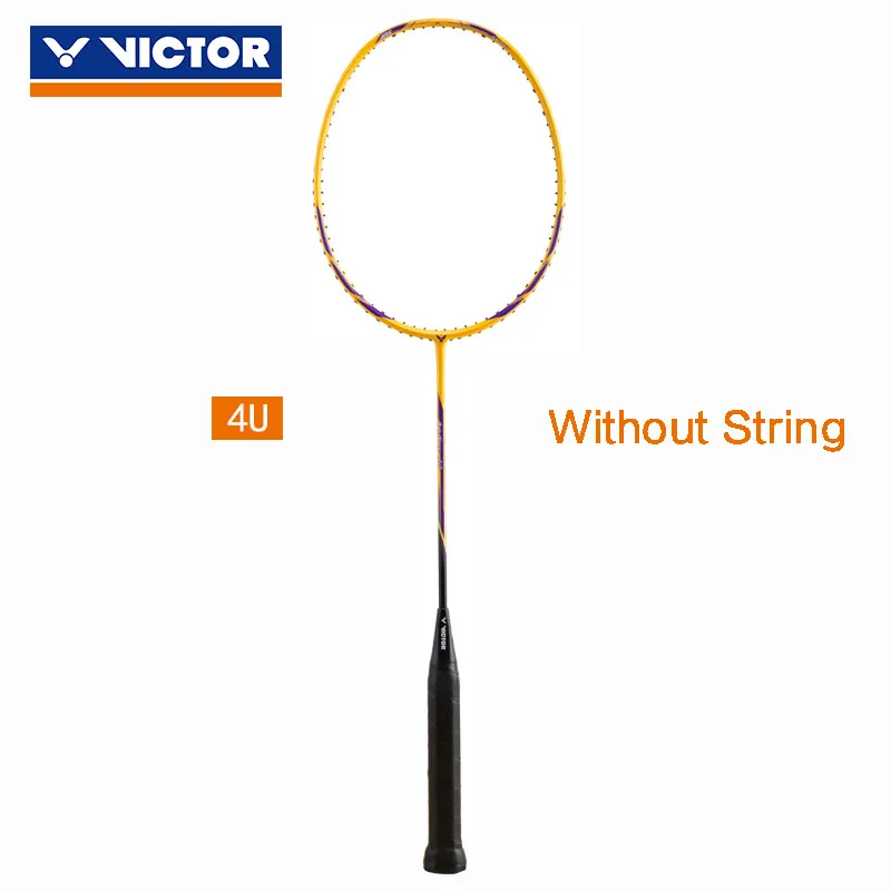 4U without string Ракетка для бадминтона victor raquete Новинка углеродистая струйная скоростная серия высокого натяжения ARS-10 - Цвет: 4U without string