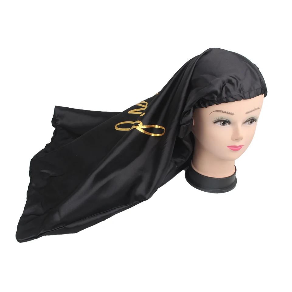 Подгонянные лого волосы компании комплекты упаковки длинный капот сатин экстра