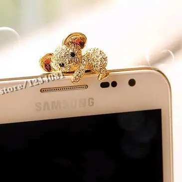 Лидер продаж милая штепсельная вилка от пыли Koala 3 5 мм для Iphone 6 наушники гаджеты