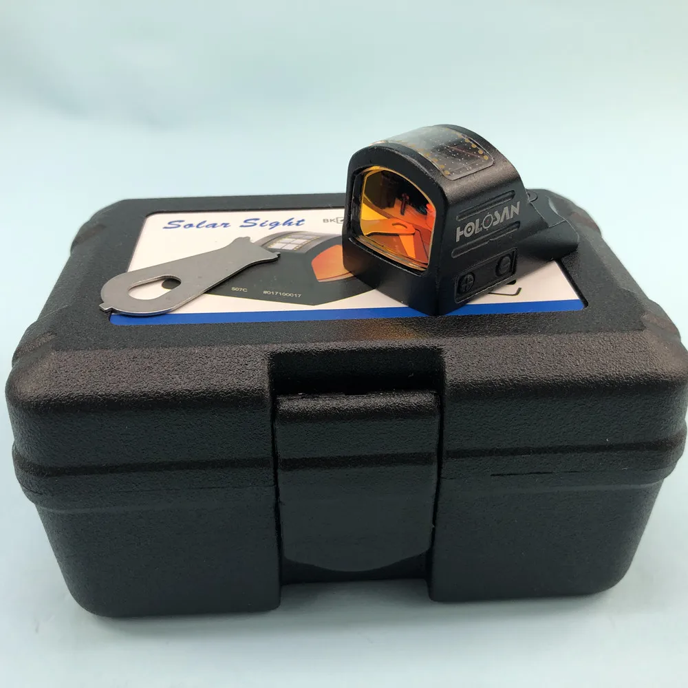 Солнечный Мощность Red Dot Коллиматорный прицел от Trijicon Docter для охотничий