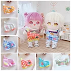 Наряд для маленькой куклы 20 см, плюшевая Одежда для куклы, милая футболка, топ, комбинезон, мягкая искусственная набивка для корейской куклы Kpop EXO Idol