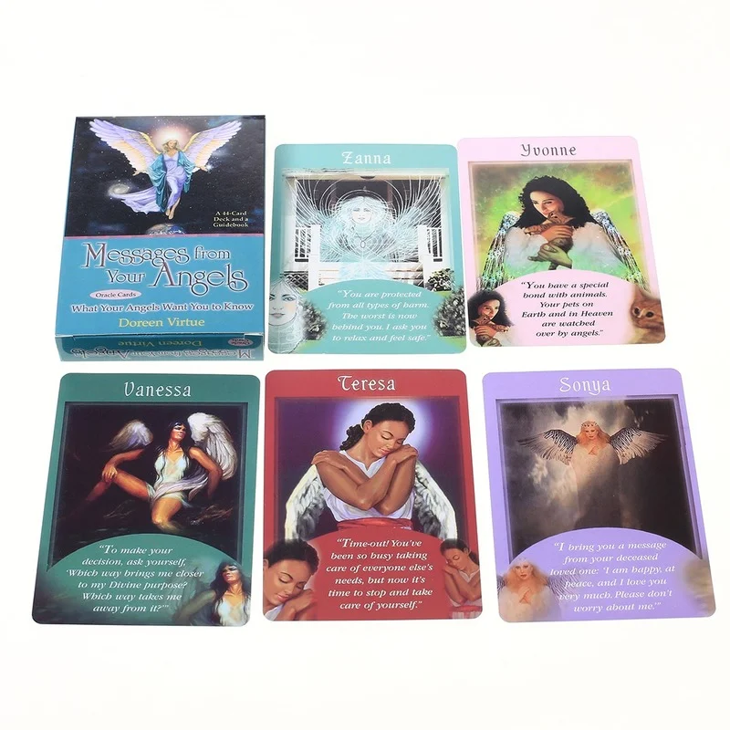 

hot selling messages from your angels Oracle Cards Board Deck Games Palying Cards For Party Game