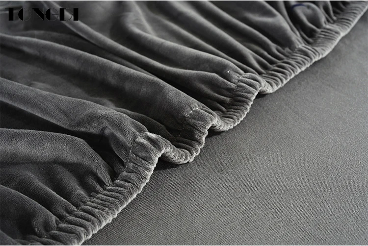 Блестящий эластичный чехол для дивана TONGDI мягкий элегантный полноразмерный