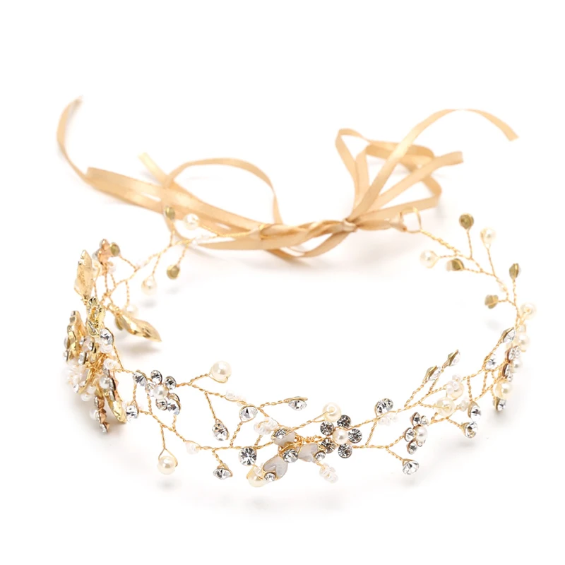 Ручной работы Тиара для свадебной прически головной убор Для женщин девочек