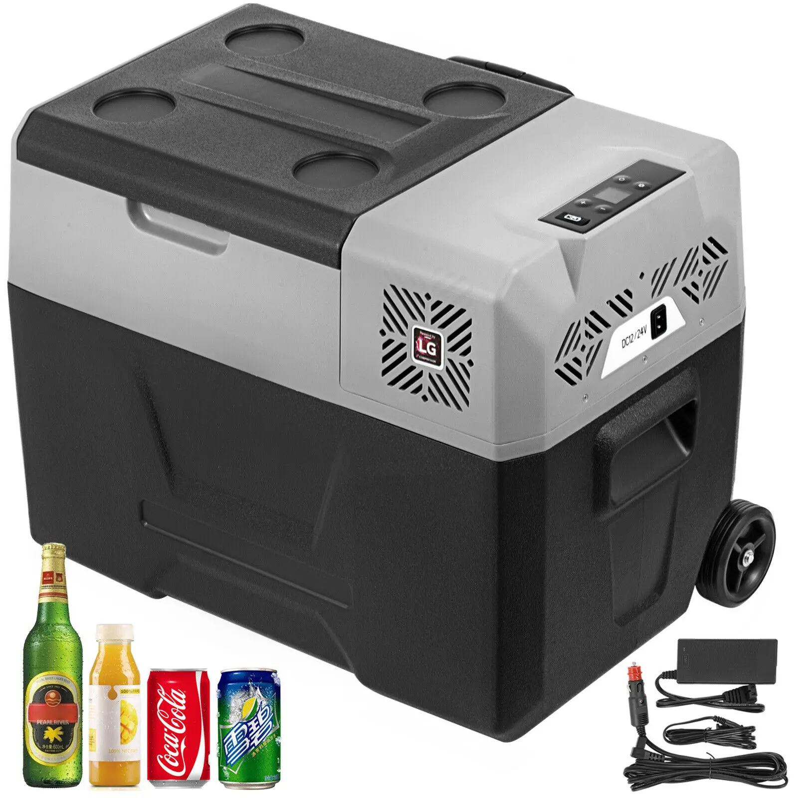 Портативный холодильник с компрессором для дома и автомобиля|Детали