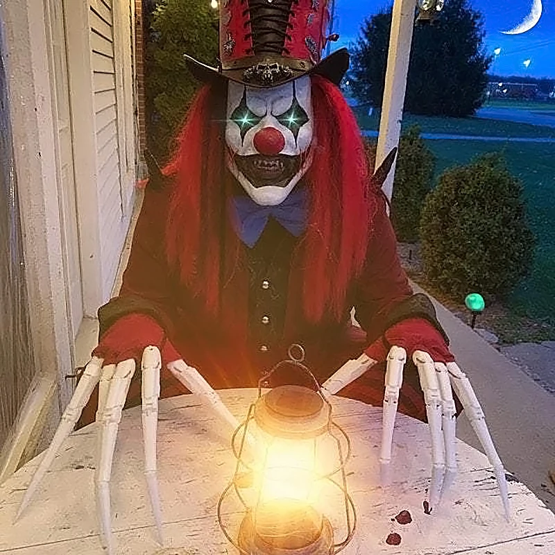 Dedo articulado de Halloween con extensiones flexibles, decoraci&oacute;n para fiesta, garra fantasma de terror, accesorios de miedo para Cosplay, movibles, 2021 regalos-0