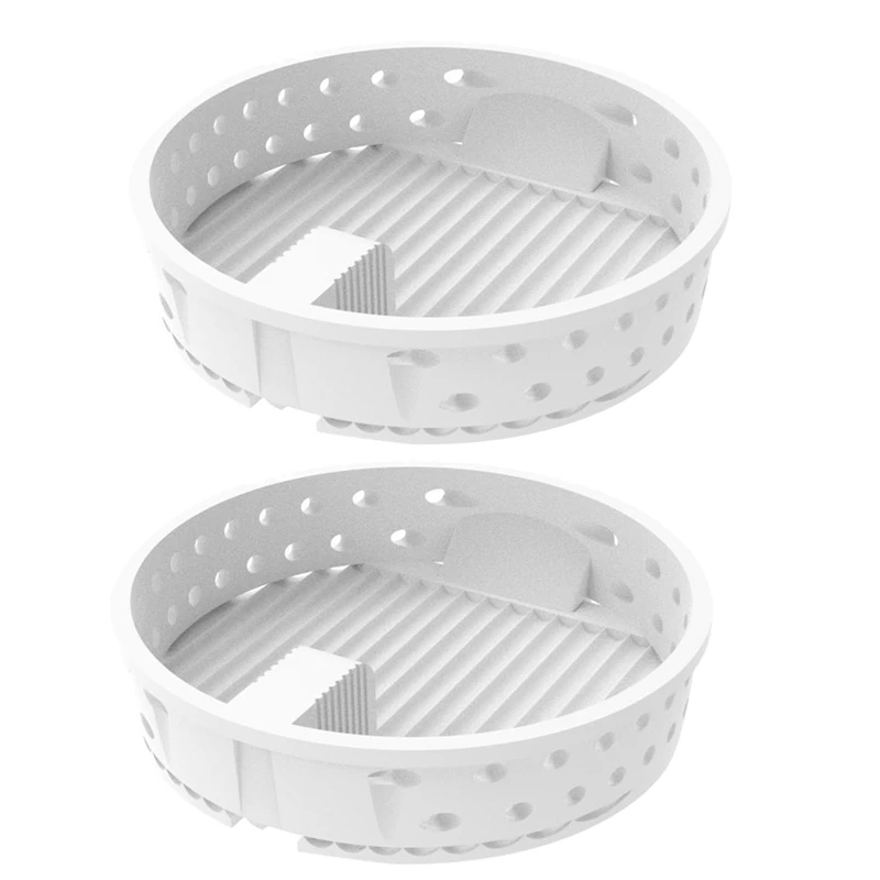 

2Pc Kitchen Sink Filter Mesh Reusable Plastic Anti-Clogging Circular Sink Filter For Bathroom And Kitchen