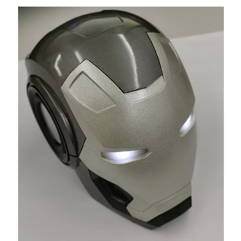 Беспроводная Bluetooth-Колонка Iron Man Bluetooth-колонка бас-сабвуфер колонка с TF-картой