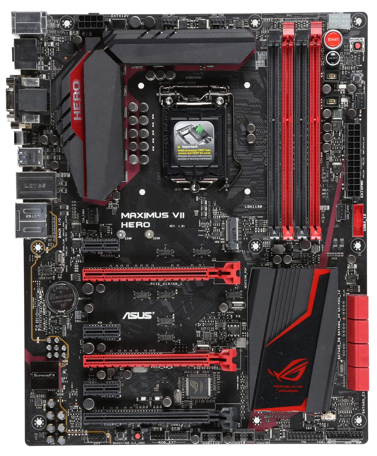 Bestellen Für Asus MAXIMUS VII HERO Desktop Motherboard Z97 LGA 1150 Für Core I7 I5 I3 DDR3 SATA3 USB 3,0 Original Verwendet Mainboard