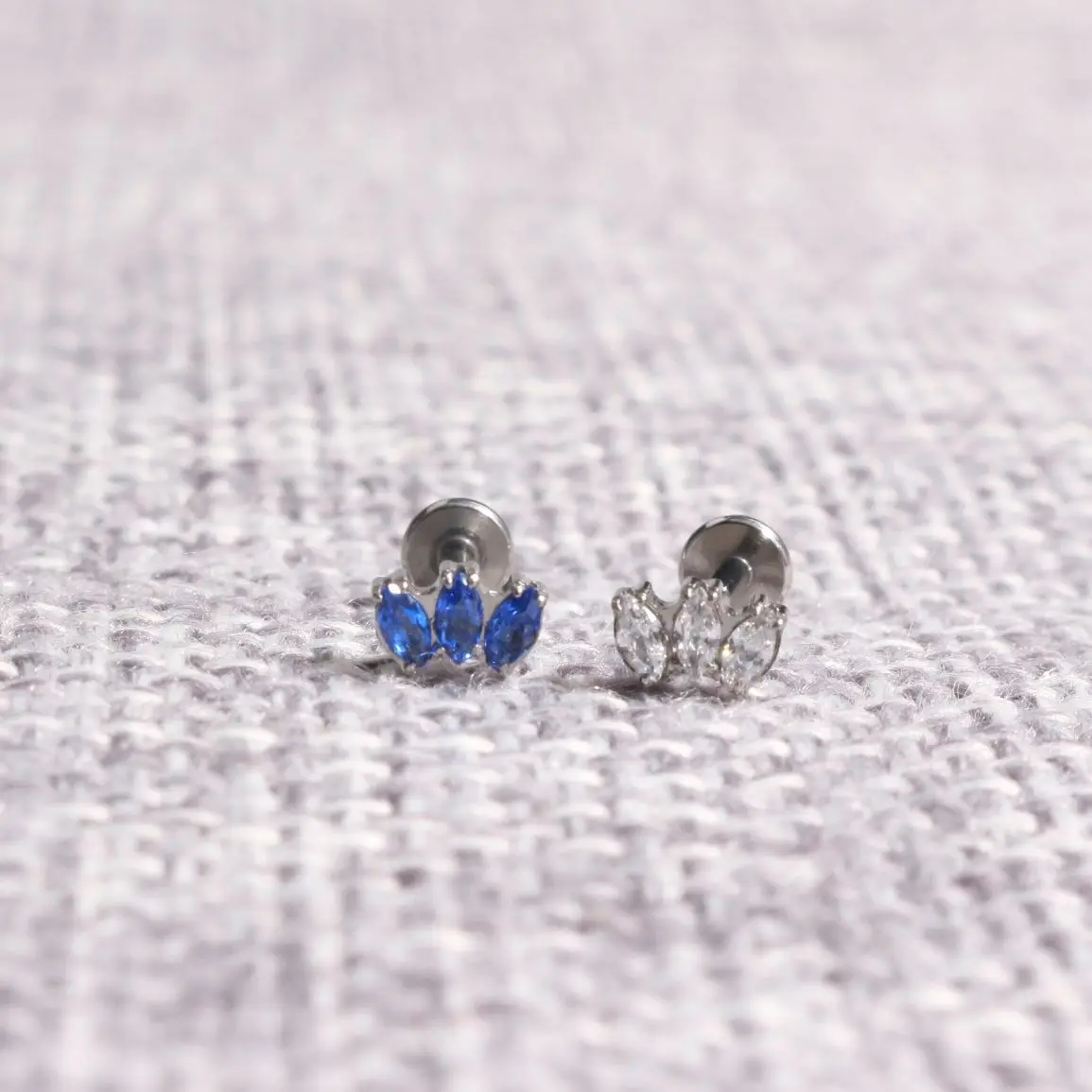 

16 г бриллиантовый пирсинг для козелка губ, перьевой пирсинг для губ, 14 г, 16 г