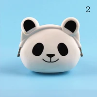 lovely women new coin bag silicone storage animal panda cat bear mini pouch coin bag change wallet purse hasp new design wallets