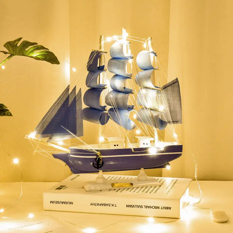

Sailboat model ornaments Graduation birthday present Ornaments home decoration accessories modern christmas decorations