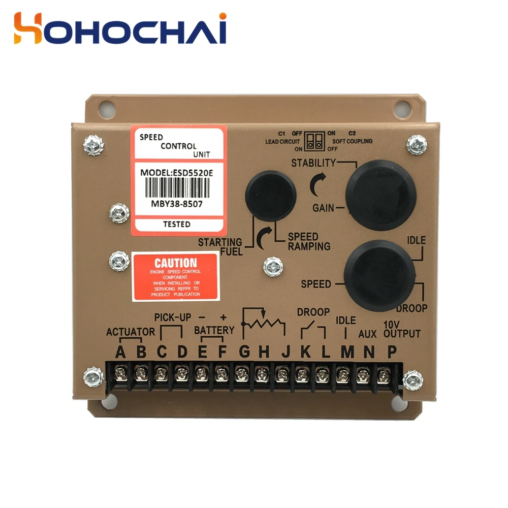 ESD5520E Generator Speed Control Unit ESD5522E Electric Speed Governor Controller Diesel Genset Spare Parts