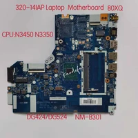 for lenovo ieadpad 320 14iap laptop motherboard cpun3450 n3350 dg424dg524 nm b301 100 test ok