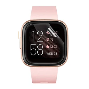 5pcs soft tpu clear protective film smartwatch guard for fitbit versa 2 versa2 smart watch full screen protector cover no glass free global shipping