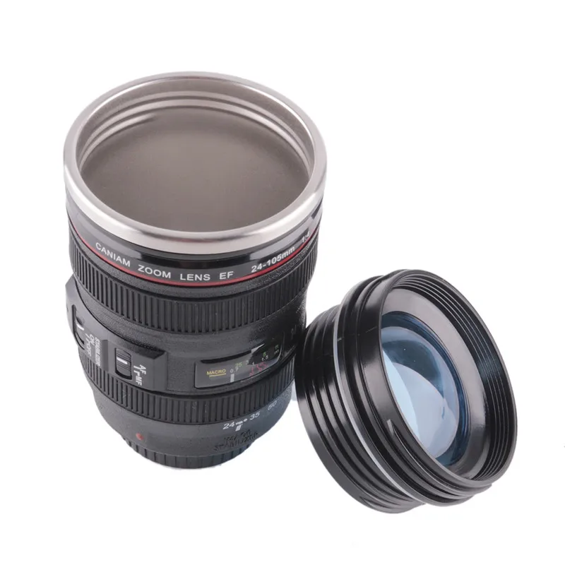 Fashion sport silicone camera lens cup mug travel water cups and mugs with lid tumbler outdoor products accessories practical | Дом и сад