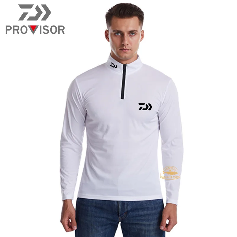 

Daiwa Autumn Fishing Clothes Men's New Run Breathable T-shirt Outdoor Sports Cycling Leisure Long Sleeve Base T-shirt