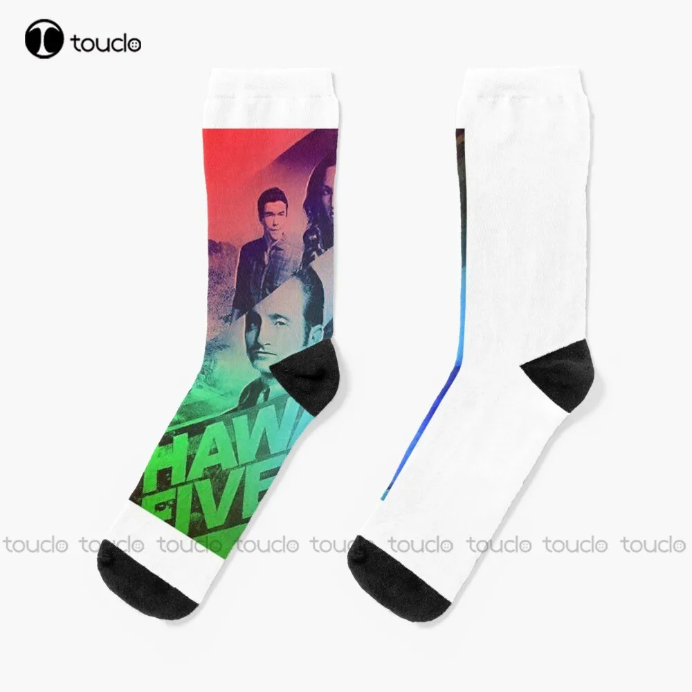 

Hawaii Five O The Movie With A Young And Loving Cast Of Characters Socks Usa Socks Personalized Custom 360° Digital Print Gift