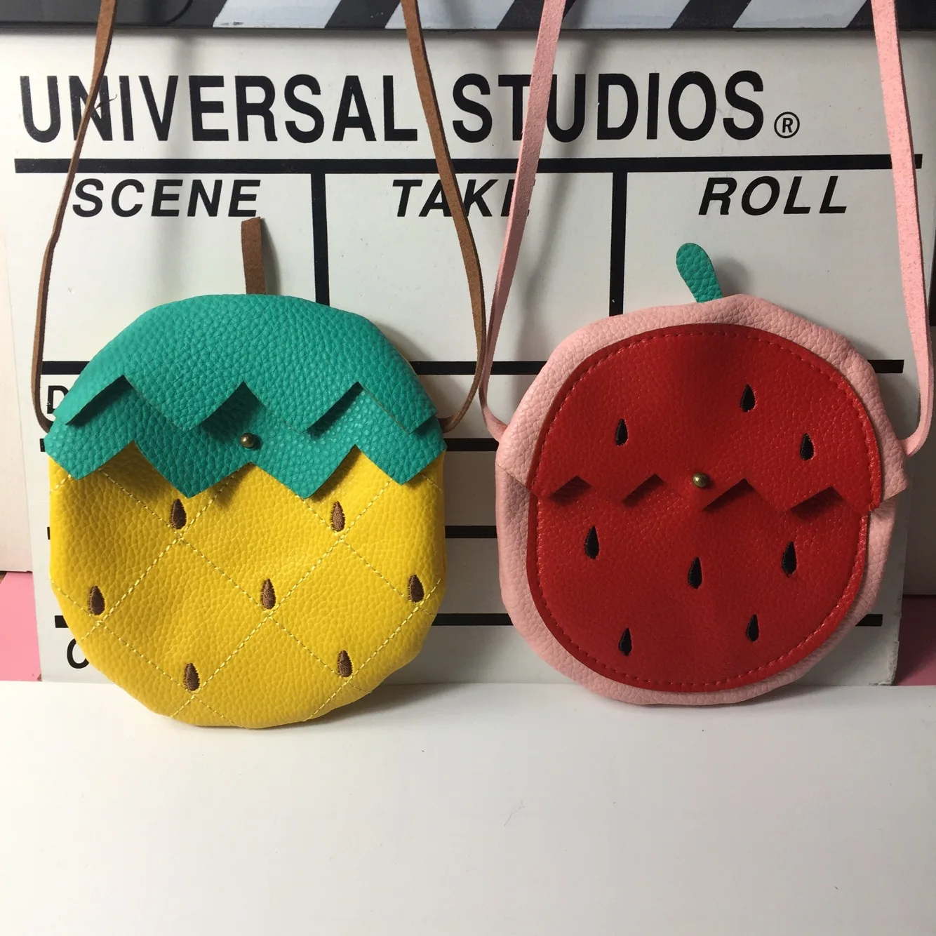 

Cute Baby Mini Coin Bag Fruit Watermelon/pineapple Kids Girls Small Zero Wallet Pouch Toddler Accessories Shoulder Bag Gift