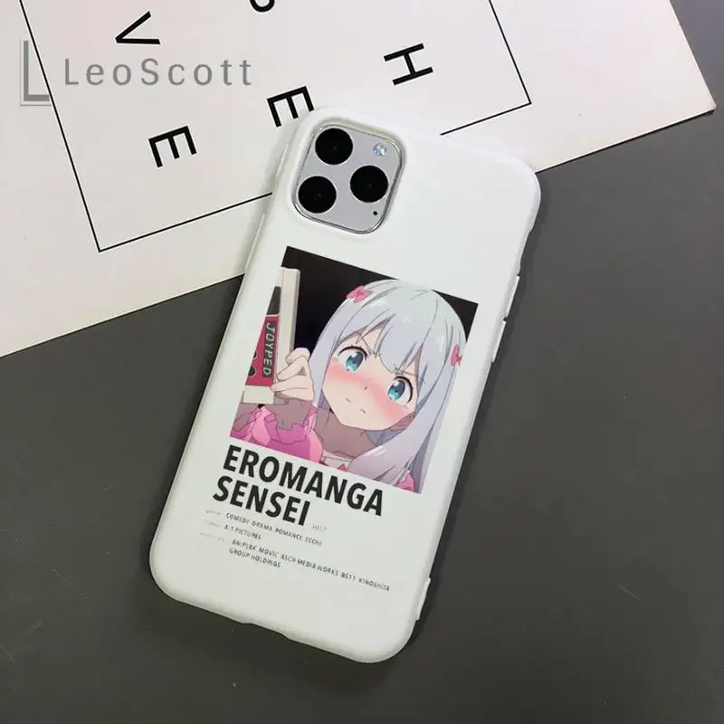

eromanga sensei cute sexy temptation Phone Case Candy Color for iPhone 11 12 mini pro XS MAX 8 7 6 6S Plus X 5S SE 2020 XR
