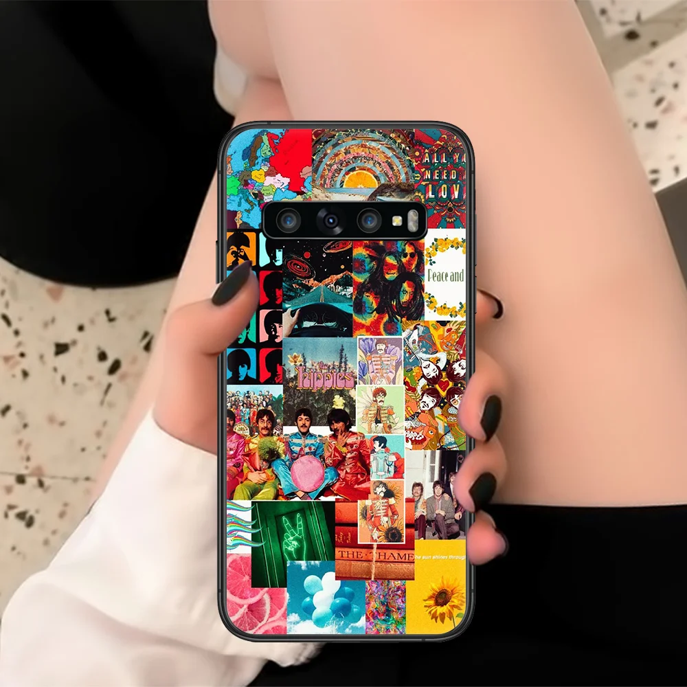 

Beatle Band Phone Case For Samsung Galaxy Note S 8 9 10 20 Plus E Lite Ultra Black black Shell Soft Funda 3D Cell Fashion