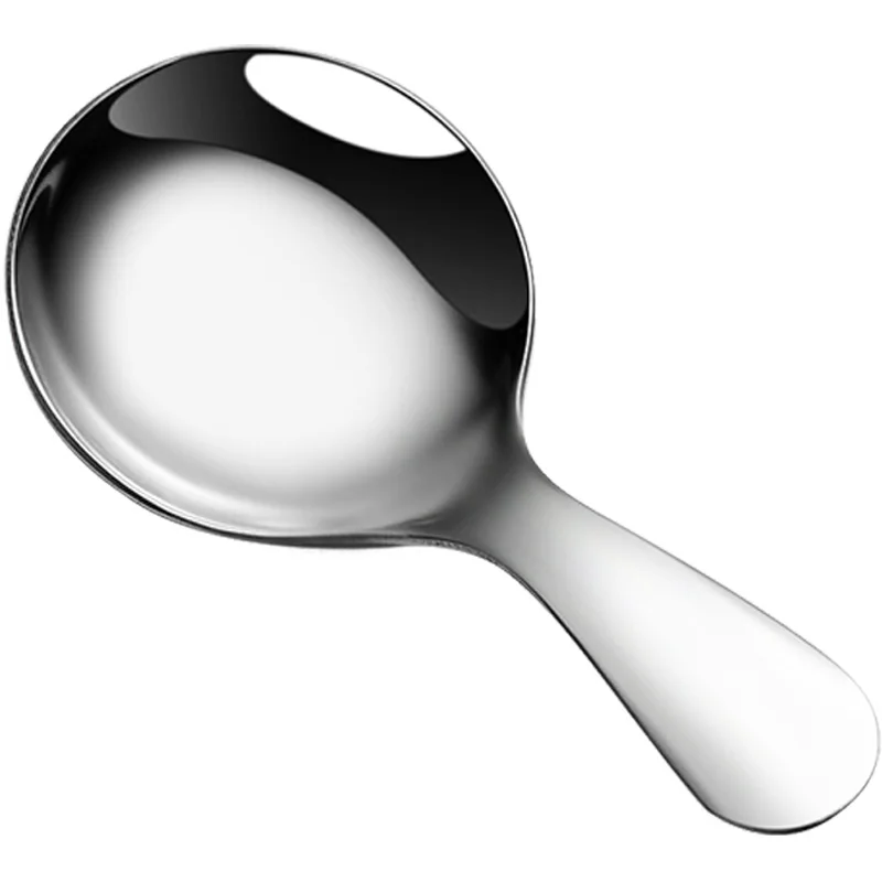 

2Pcs/Set Cute 304 Stainless Steel Spoon/Ice Cream Sugar Salt Spice Condiment Spoon/Short Handle Tea Coffee Scoop/Kitchen Tools