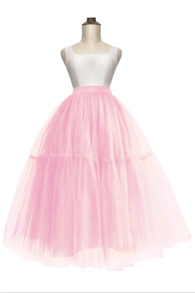 FATAPAESE черно-белая длинная подъюбник Свадебное платье бальное Нижняя юбка