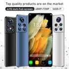 Оригинальный смартфон S22 Ultra, 16 ГБ + ТБ, Android, 6800 мАч, Qualcomm Snapdragon 888, 4Gтелефон с двойной картой, разблокированные мобильные телефоны, сотовые телефоны